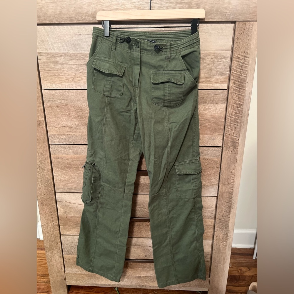 brandy melville cargo pants army green